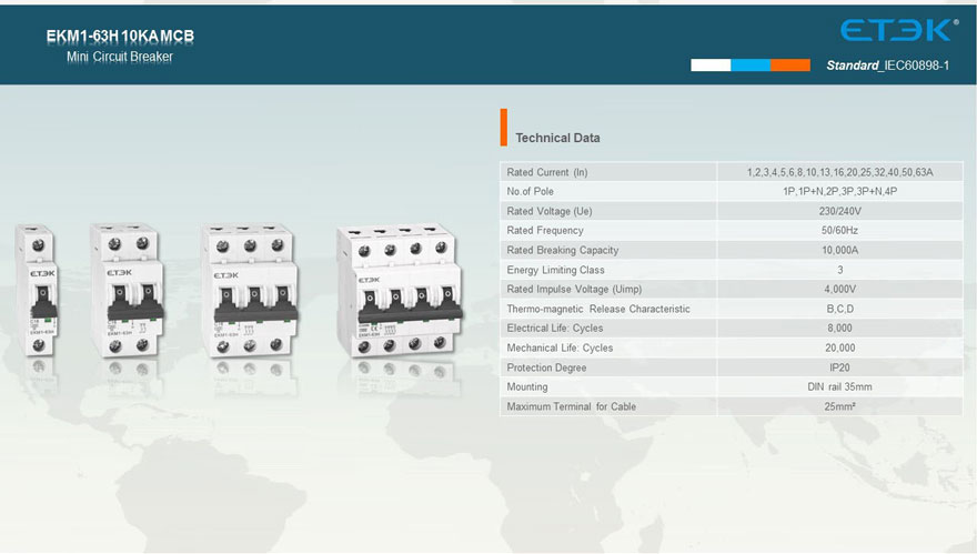 Mini Circuit Breaker 10KA